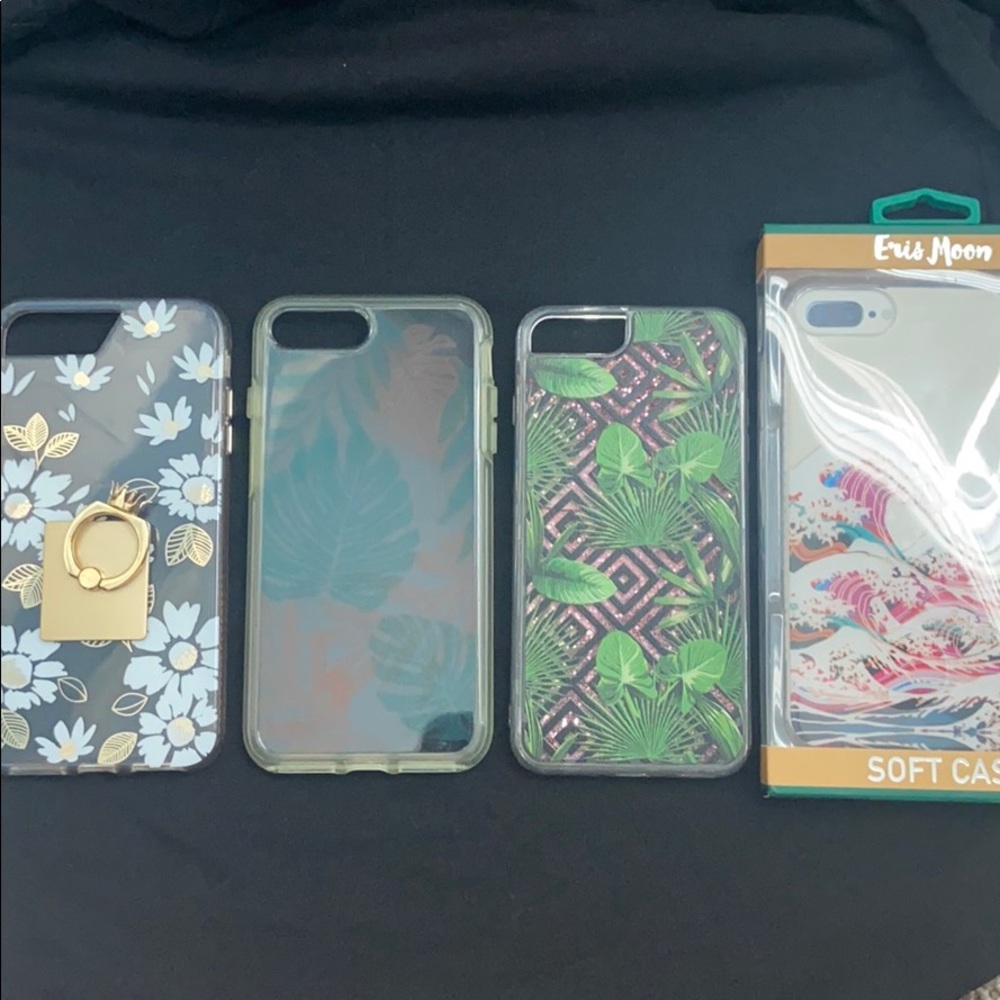 Clear IPhone8/7/6 plus case bundled at a discount